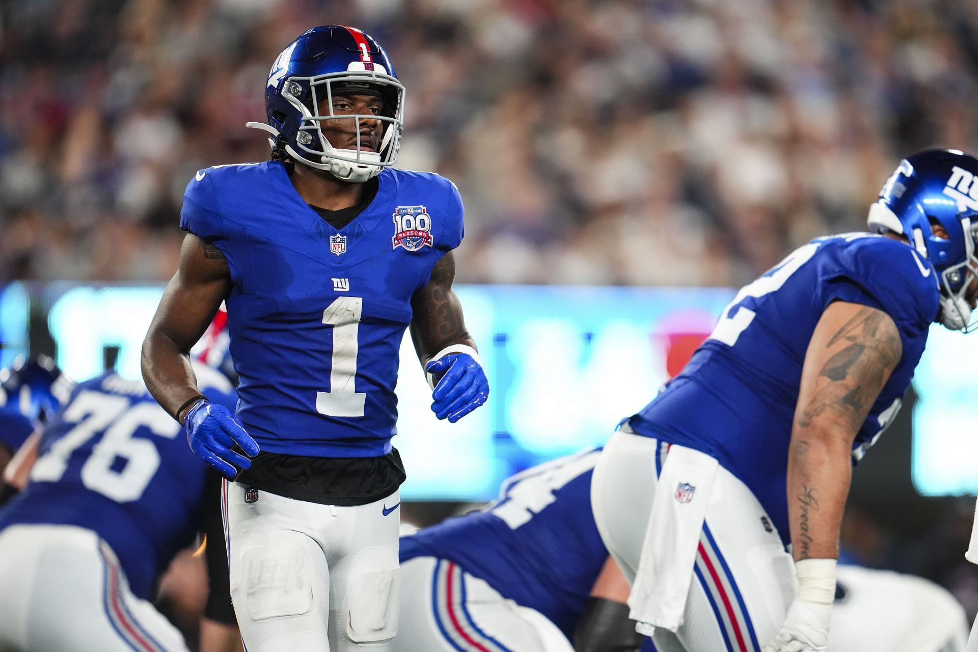 Malik Nabers during Dallas Cowboys v New York Giants - Source: Getty